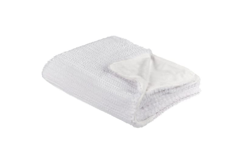 Pläd Bjas Vit, 150x200 cm, Vit, 150x200 cm