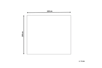 Pläd Bjas Vit, 200x220 cm - Vit, 200x220 cm - Textil & mattor - Filt & pläd