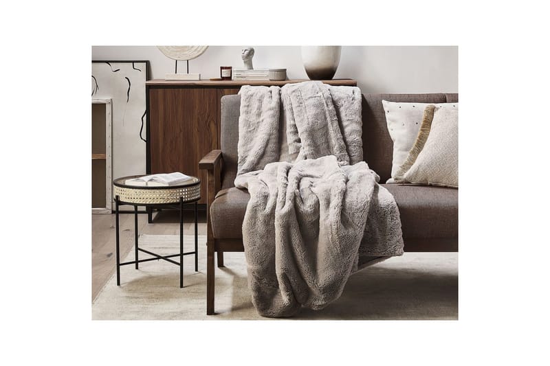 Pläd Chaab Grå, 150x200 cm - Grå, 150x200 cm - Textil & mattor - Filt & pläd