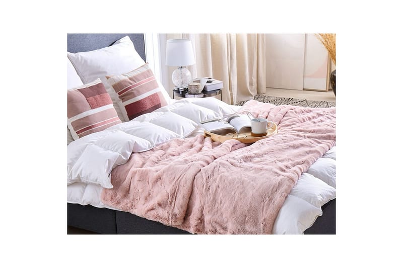Pläd Chaab Rosa, 200x220 cm - Rosa, 200x220 cm - Textil & mattor - Filt & pläd