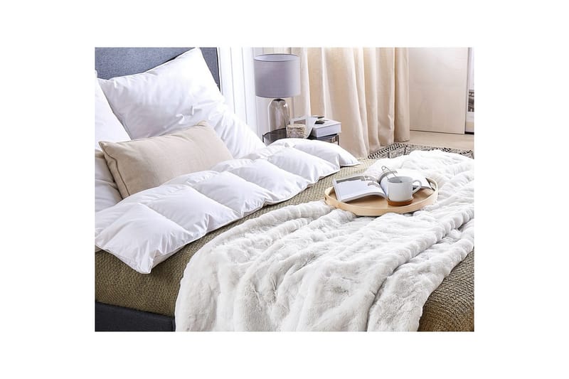Pläd Chaab Vit, 200x220 cm - Vit, 200x220 cm - Textil & mattor - Filt & pläd