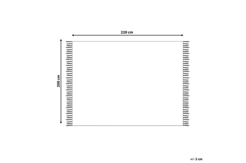 Pläd Chack Beige, 200x220 cm - Beige, 200x220 cm - Textil & mattor - Filt & pläd
