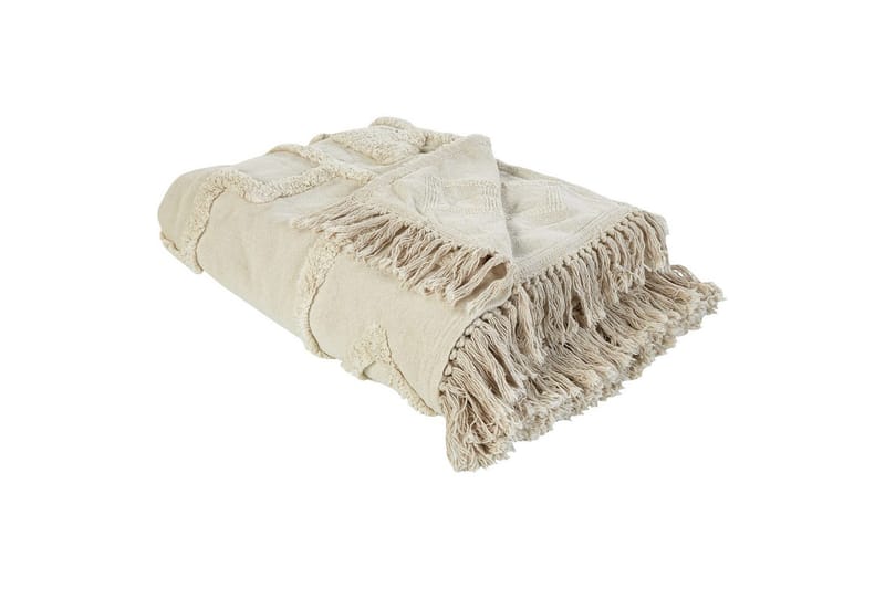 Pläd Chack Beige, 200x220 cm - Beige, 200x220 cm - Textil & mattor - Filt & pläd
