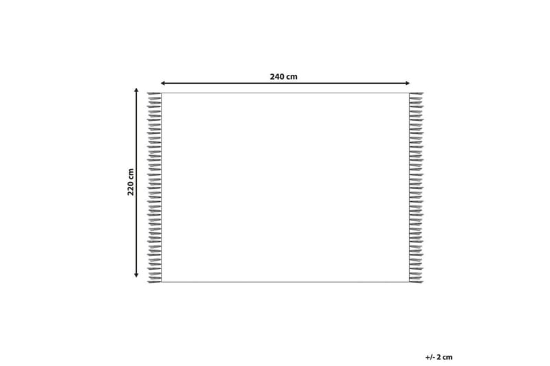 Pläd Chack Beige, 220x240 cm - Beige, 220x240 cm - Textil & mattor - Filt & pläd