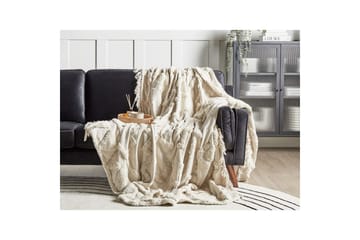 Pläd Chack Beige, 220x240 cm - Beige, 220x240 cm - Textil & mattor - Filt & pläd