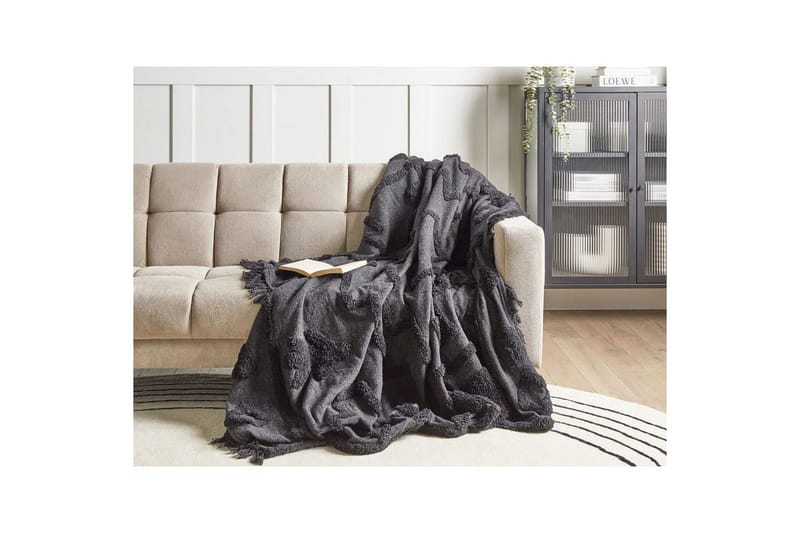 Pläd Chack Grå/svart, 200x220 cm - Grå/svart, 200x220 cm - Textil & mattor - Filt & pläd