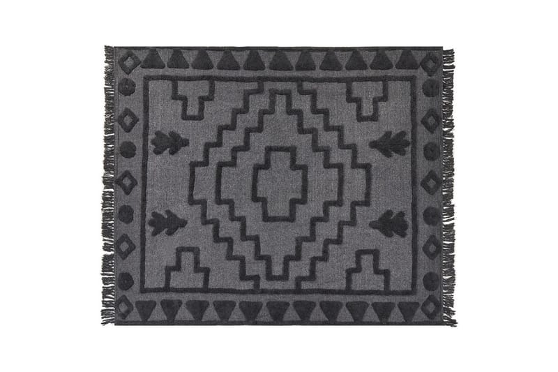 Pläd Chack Grå/svart, 220x240 cm - Grå/svart, 220x240 cm - Textil & mattor - Filt & pläd