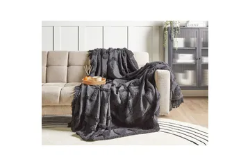 Pläd Chack Grå/svart, 220x240 cm - Grå/svart, 220x240 cm - Textil & mattor - Filt & pläd