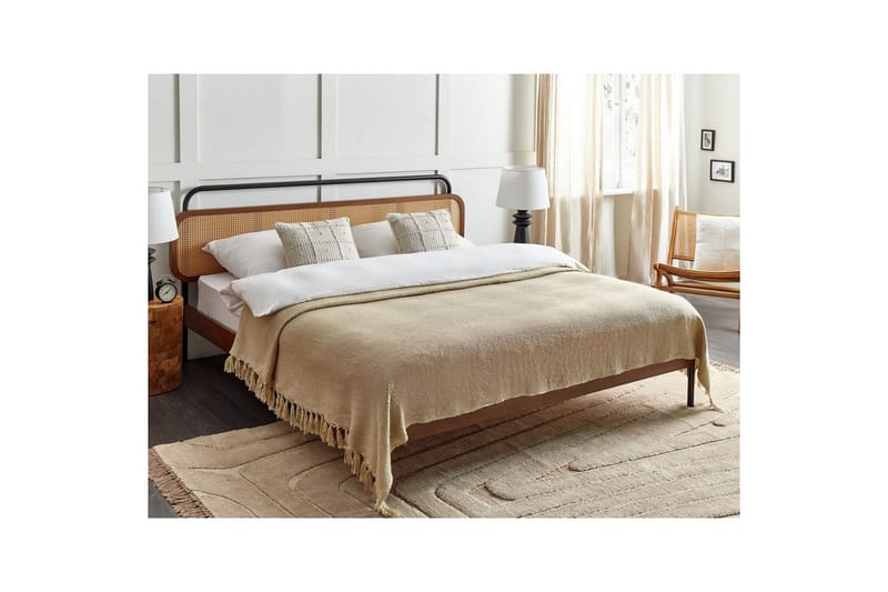 Pläd Chaohani Beige, 220x240 cm - Beige, 220x240 cm - Textil & mattor - Filt & pläd