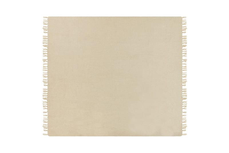 Pläd Chaohani Beige, 220x240 cm - Beige, 220x240 cm - Textil & mattor - Filt & pläd