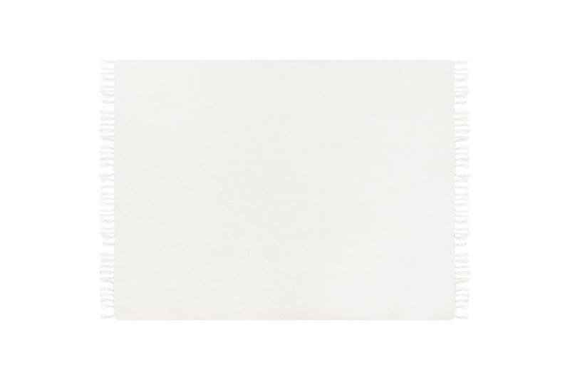 Pläd Chaohani Vit, 150x200 cm - Vit, 150x200 cm - Textil & mattor - Filt & pläd