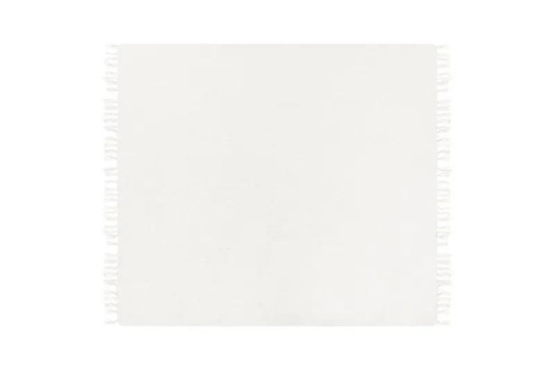 Pläd Chaohani Vit, 200x220 cm - Vit, 200x220 cm - Textil & mattor - Filt & pläd