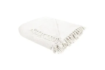 Pläd Chaohani Vit, 220x240 cm - Vit, 220x240 cm - Textil & mattor - Filt & pläd