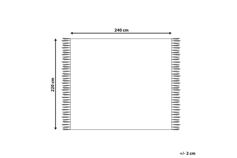 Pläd Chyama 220x240 cm - 220x240 cm - Textil & mattor - Filt & pläd