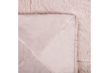 Pläd Gelik Rosa - Rosa - Textil & mattor - Filt & pläd