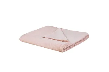 Pläd Gelik Rosa - Rosa - Textil & mattor - Filt & pläd