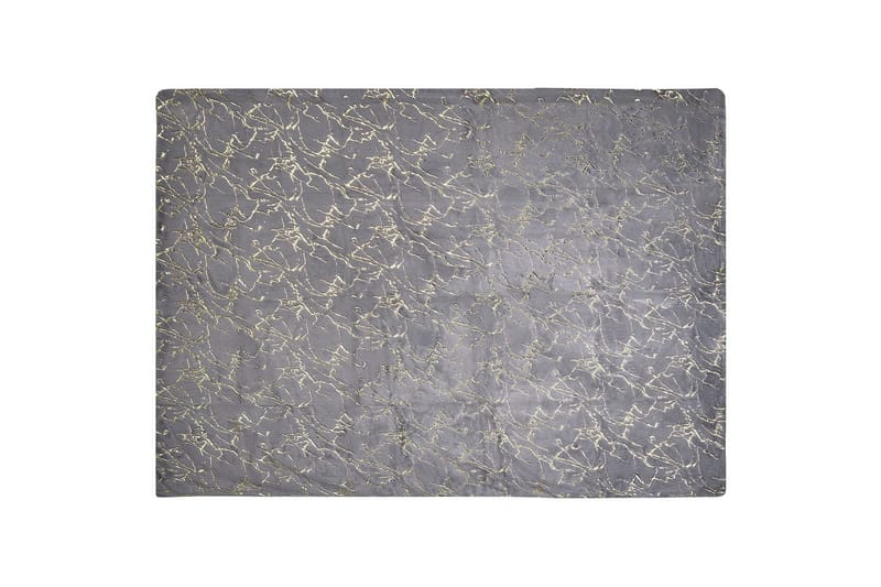 Pläd Godavari Grå/guld, 130x180 cm - Grå/guld, 130x180 cm - Textil & mattor - Filt & pläd
