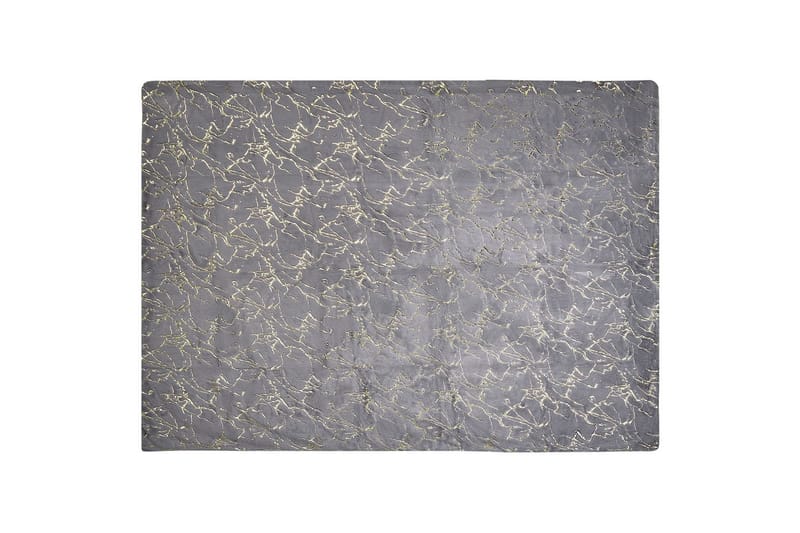 Pläd Godavari Grå/guld, 150x200 cm - Grå/guld, 150x200 cm - Textil & mattor - Filt & pläd