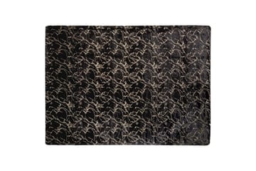 Pläd Godavari Svart/guld, 130x180 cm - Svart/guld, 130x180 cm - Textil & mattor - Filt & pläd