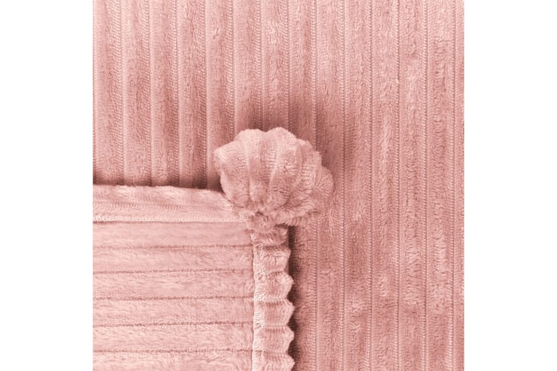 Pläd Kaweri Rosa - Rosa - Textil & mattor - Filt & pläd