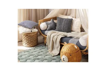 Pläd Khari Beige - Beige - Textil & mattor - Filt & pläd