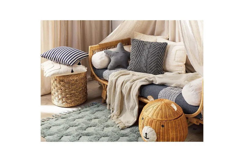 Pläd Khari Beige - Beige - Textil & mattor - Filt & pläd