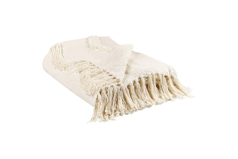 Pläd Khari Beige - Beige - Textil & mattor - Filt & pläd