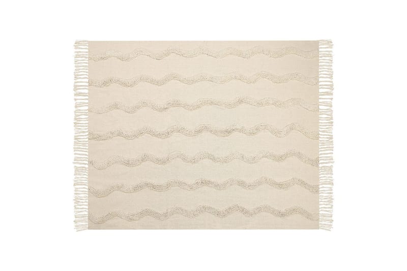 Pläd Khari Beige - Beige - Textil & mattor - Filt & pläd