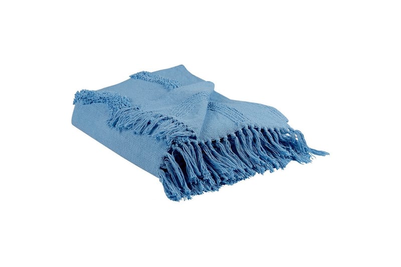Pläd Khari Blå - Blå - Textil & mattor - Filt & pläd