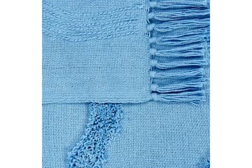 Pläd Khari Blå - Blå - Textil & mattor - Filt & pläd