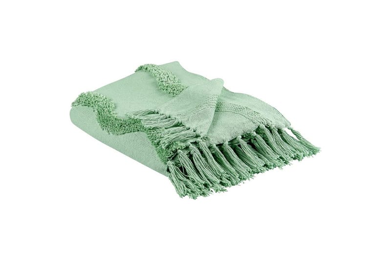 Pläd Khari Grön - Grön - Textil & mattor - Filt & pläd