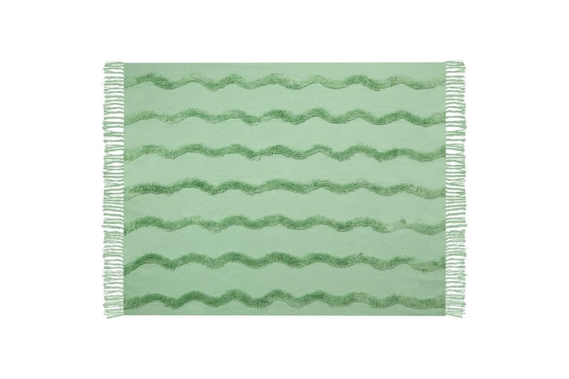 Pläd Khari Grön - Grön - Textil & mattor - Filt & pläd