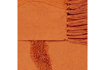 Pläd Khari Orange - Orange - Textil & mattor - Filt & pläd