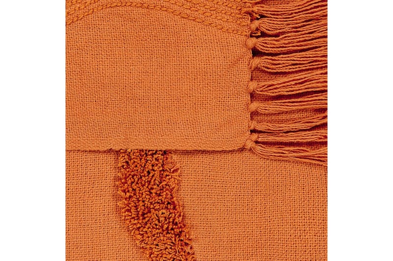 Pläd Khari Orange - Orange - Textil & mattor - Filt & pläd