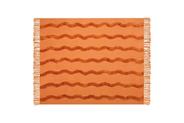Pläd Khari Orange - Orange - Textil & mattor - Filt & pläd