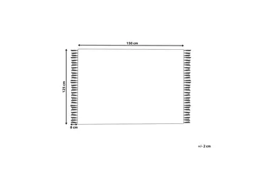 Pläd Khari Orange - Orange - Textil & mattor - Filt & pläd