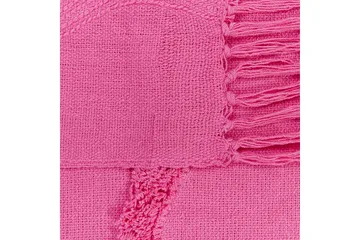 Pläd Khari Rosa - Rosa - Textil & mattor - Filt & pläd
