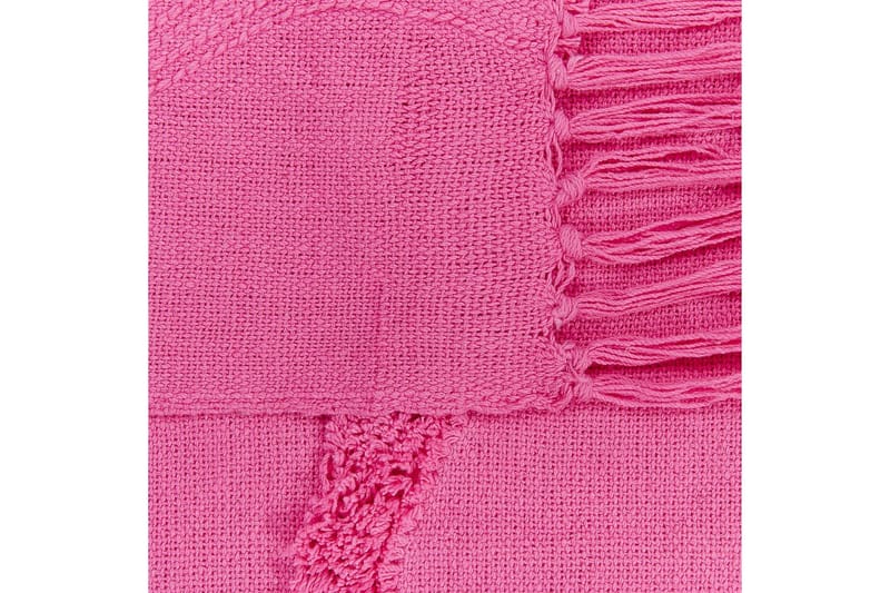 Pläd Khari Rosa - Rosa - Textil & mattor - Filt & pläd