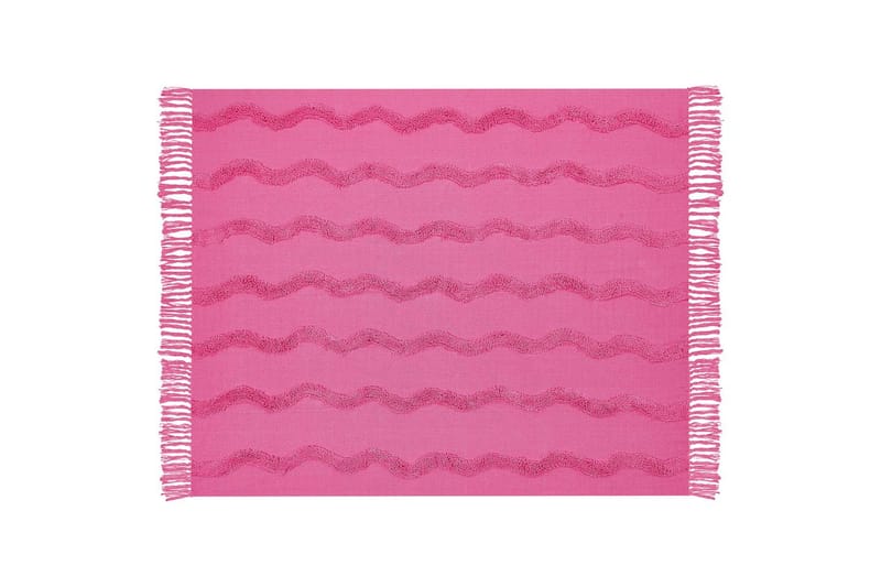Pläd Khari Rosa - Rosa - Textil & mattor - Filt & pläd