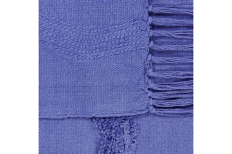 Pläd Khari Violett - Violett - Textil & mattor - Filt & pläd