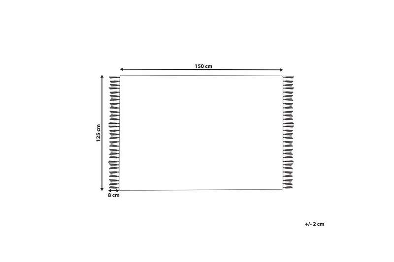 Pläd Malu 125x150 cm - 125x150 cm - Textil & mattor - Filt & pläd