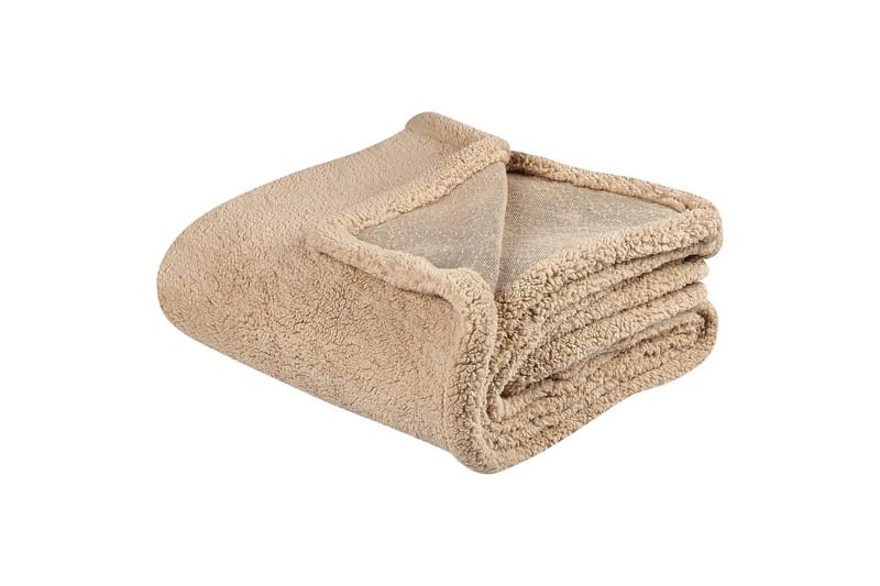 Pläd Mirge Beige - Beige - Textil & mattor - Filt & pläd