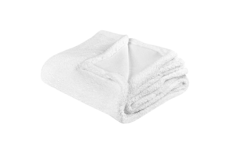 Pläd Mirge Vit - Vit - Textil & mattor - Filt & pläd