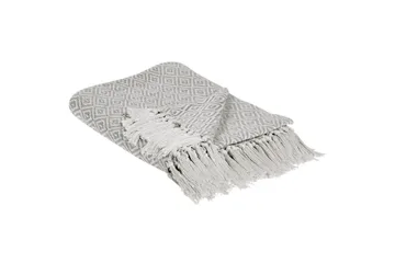 Pläd Mityal Beige/grå - Beige/grå - Textil & mattor - Filt & pläd