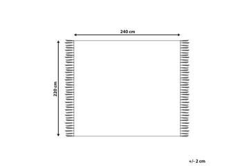 Pläd Najuy 220x240 cm - 220x240 cm - Textil & mattor - Filt & pläd