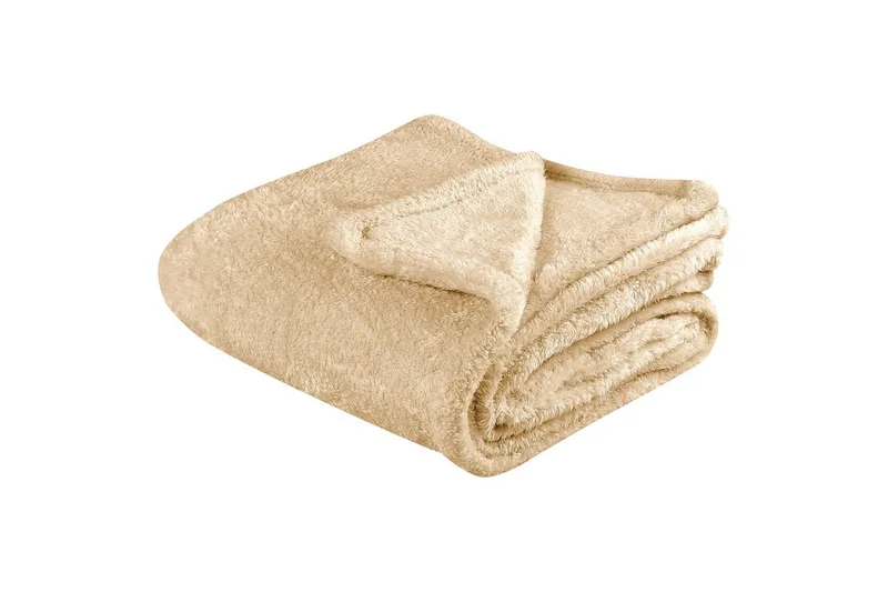 Pläd Namdu Beige - Beige - Textil & mattor - Filt & pläd