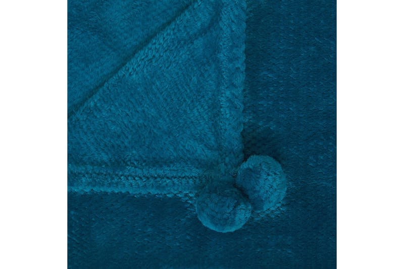 Pläd Saitler Blå, 200x220 cm - Blå, 200x220 cm - Textil & mattor - Filt & pläd