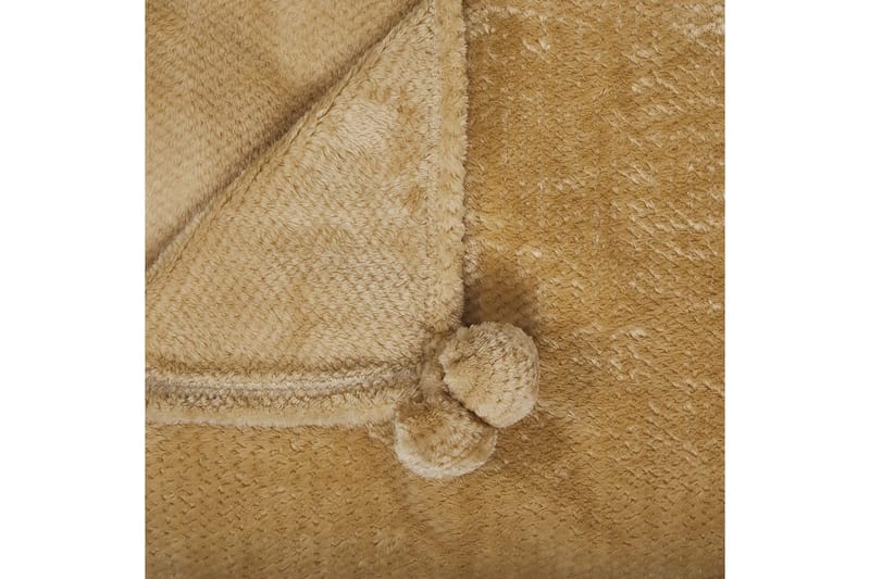 Pläd Saitler Gul, 200x220 cm - Gul, 200x220 cm - Textil & mattor - Filt & pläd