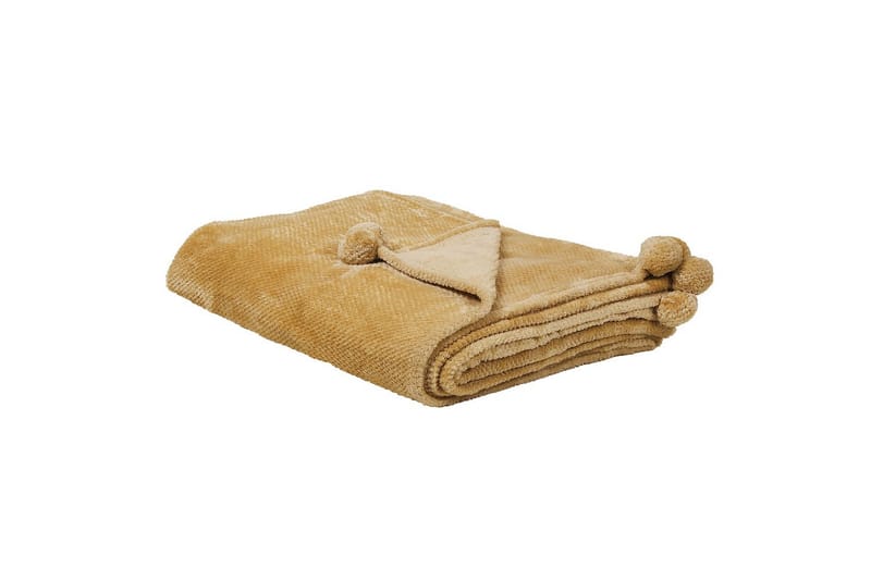 Pläd Saitler Gul, 200x220 cm - Gul, 200x220 cm - Textil & mattor - Filt & pläd