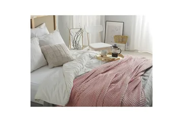 Pläd Samur Rosa, 150x200 cm - Rosa, 150x200 cm - Textil & mattor - Filt & pläd